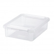 Storage Box, SMARTSTORE 7,4L HOME, 40 x 30 x H11 cm, Clear / White Storage Box, SMARTSTORE 7,4L HOME, 40 x 30 x H11 cm, Clear / White