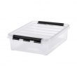Storage Box, SMARTSTORE 7,5L, CLASSIC, 40 x 30 x H11 cm, Clear /Black Storage Box, SMARTSTORE 7,5L, CLASSIC, 40 x 30 x H11 cm, Clear /Black