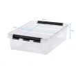Storage Box, SMARTSTORE 7,5L, CLASSIC, 40 x 30 x H11 cm, Clear /Black Storage Box, SMARTSTORE 7,5L, CLASSIC, 40 x 30 x H11 cm, Clear /Black
