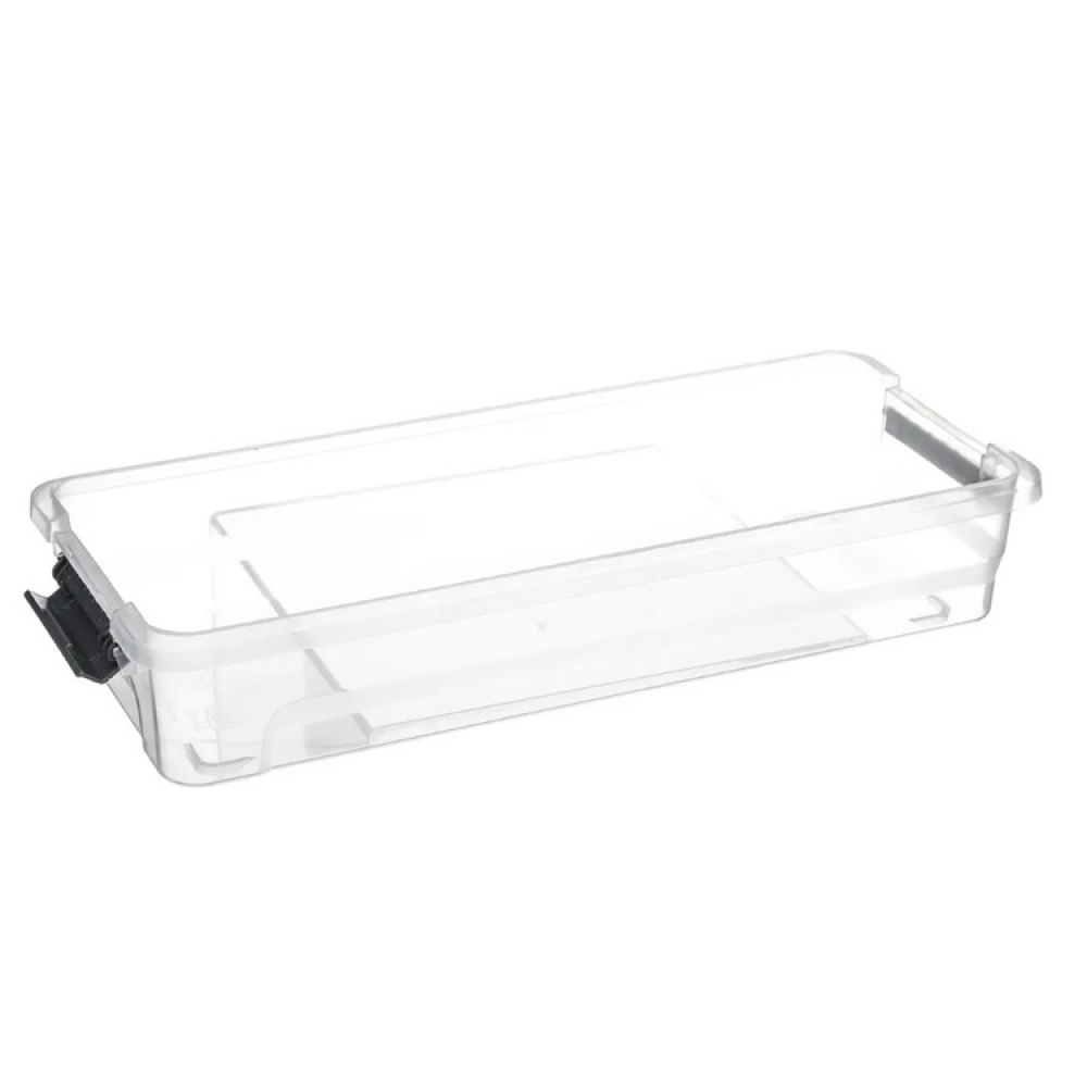 Sorting box, Oblong, with 6 inserts, EZY SORT IT, 35 x 15.5 x H 7 cm, Transparent / Grey in the group Storage / Storage boxes at SmartaSaker.se (41873)