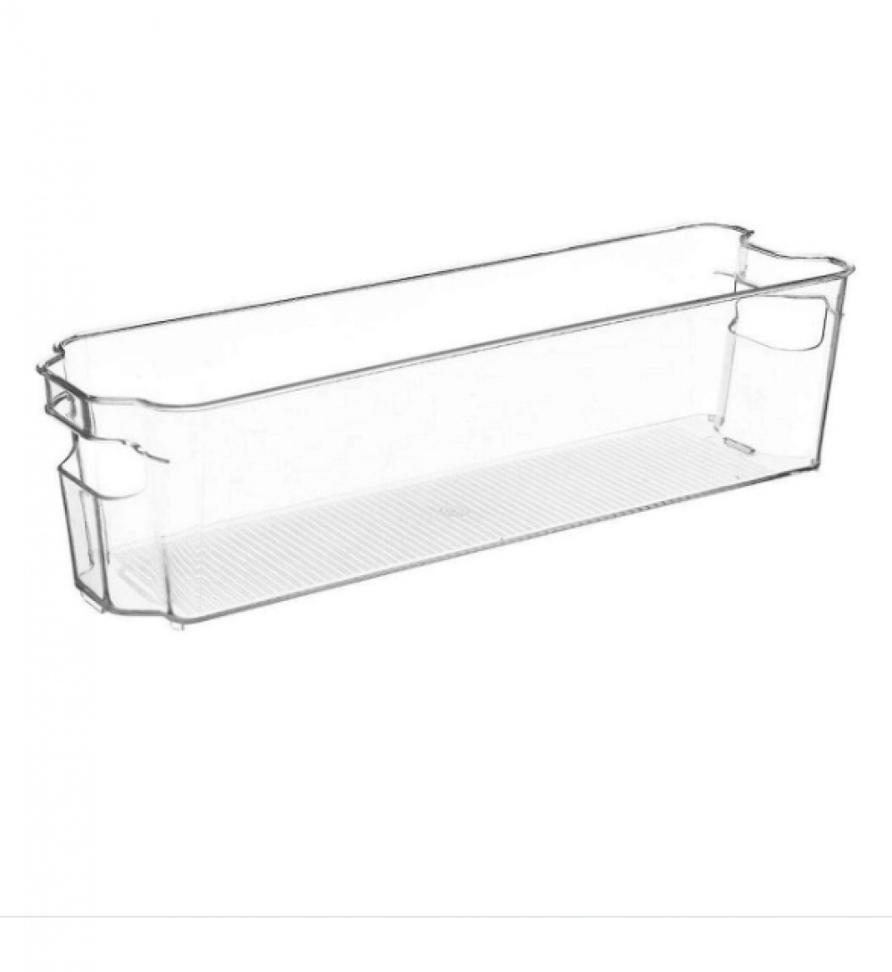 Storage tray, Slim, RANGEMENT FRIGO SMALL, 37 x 11 x H 10 cm, Clear in the group Storage / Kitchen storage / Fridge storage at SmartaSaker.se (41874)
