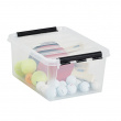 Box, SMARTSTORE 14 L, CLASSIC, 40 x 30 x H18 cm, Clear / Black Box, SMARTSTORE 14 L, CLASSIC, 40 x 30 x H18 cm, Clear / Black