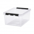 Box, SMARTSTORE 14 L, CLASSIC, 40 x 30 x H18 cm, Clear / Black Box, SMARTSTORE 14 L, CLASSIC, 40 x 30 x H18 cm, Clear / Black