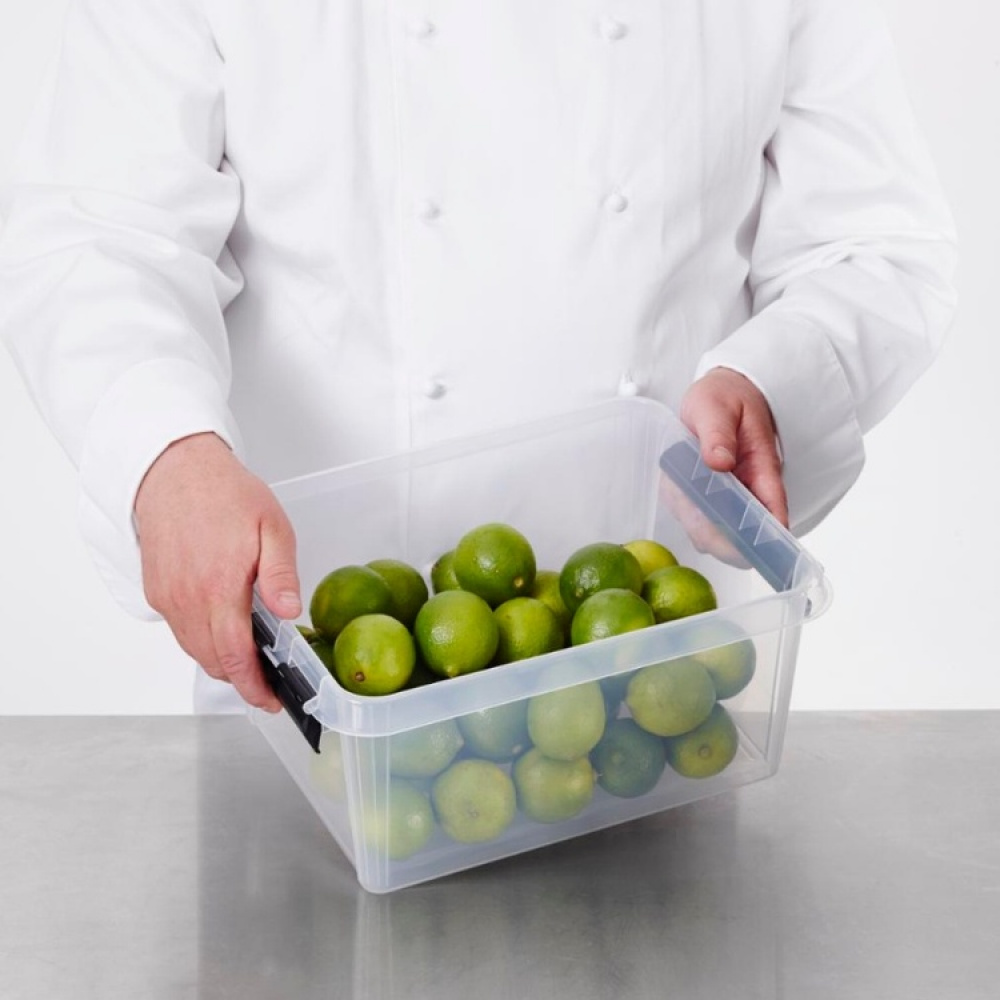 Storage Box, SMARTSTORE 8L, CLASSIC, 34 x 25 x H16 cm, Clear / Black in the group Storage / Storage boxes / SmartStore storage boxes at SmartaSaker.se (41878)