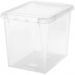 Box, Large, SMARTSTORE 52L HOME, 50 x 39 x H41cm, Transparent / White Box, Large, SMARTSTORE 52L HOME, 50 x 39 x H41cm, Transparent / White