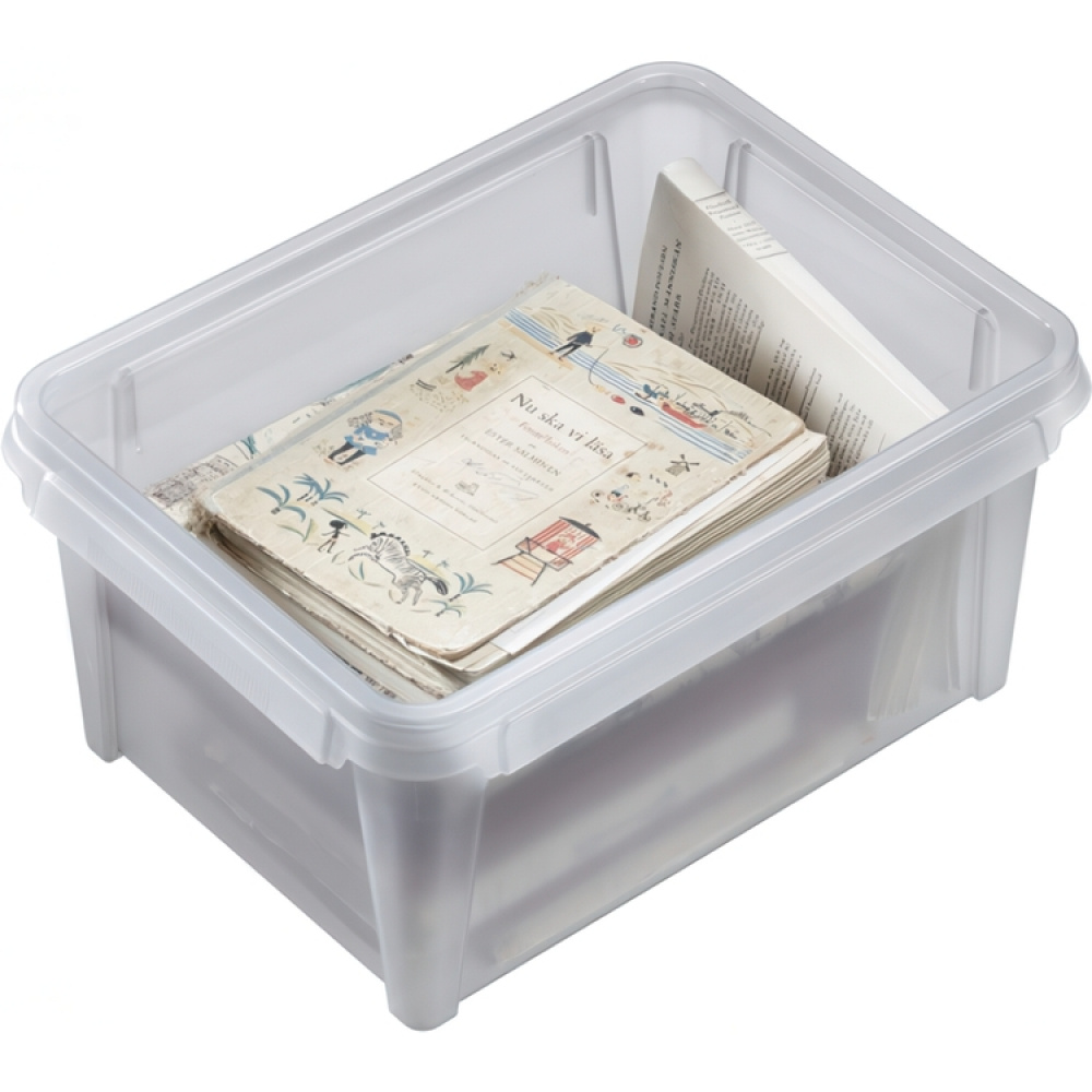 Storage Box, Waterproof, SMARTSTORE 13L DRY, 40 x 30 x H19cm, Grey in the group Storage / Storage boxes / SmartStore storage boxes at SmartaSaker.se (41882)