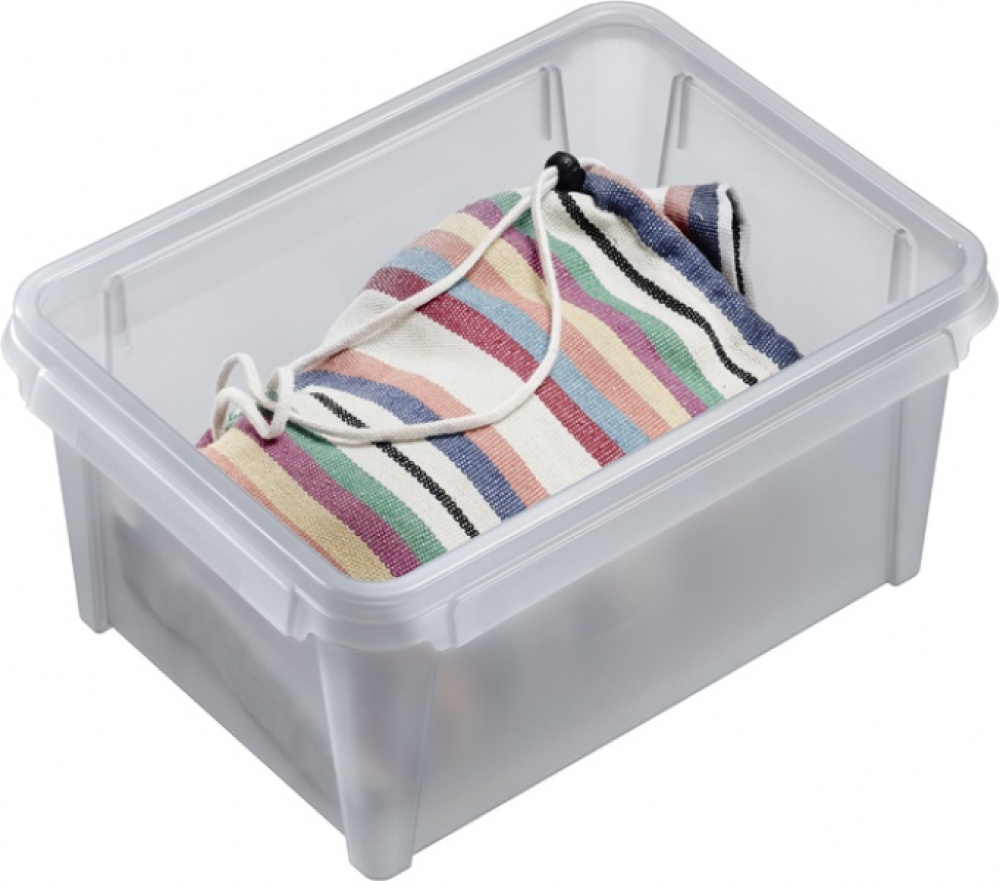 Storage Box, Waterproof, SMARTSTORE 13L DRY, 40 x 30 x H19cm, Grey in the group Storage / Storage boxes / SmartStore storage boxes at SmartaSaker.se (41882)