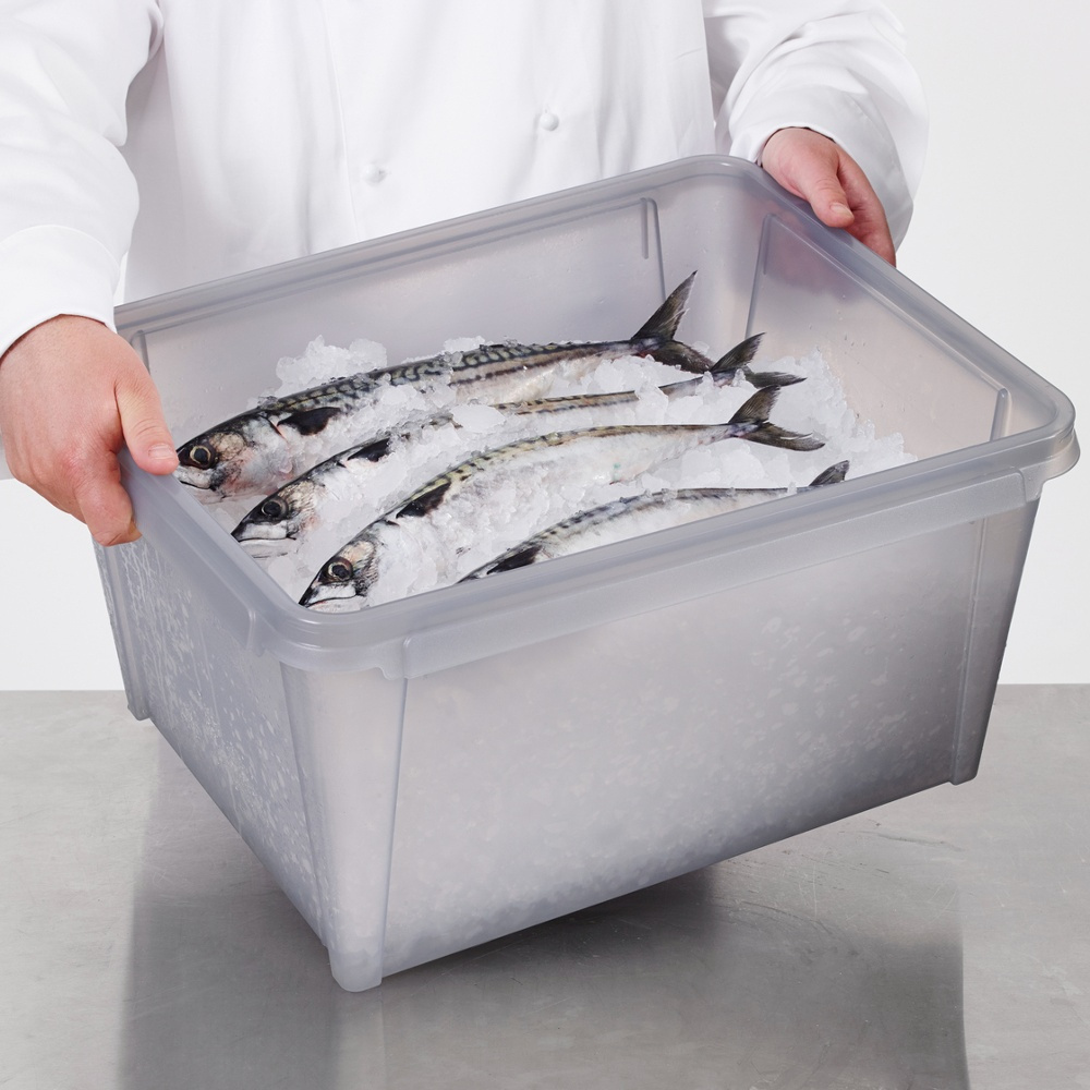 Storage Box, Waterproof, SMARTSTORE 34L DRY, 50 x 40 x H 27 cm, Grey in the group Storage / Storage boxes / SmartStore storage boxes at SmartaSaker.se (41883)