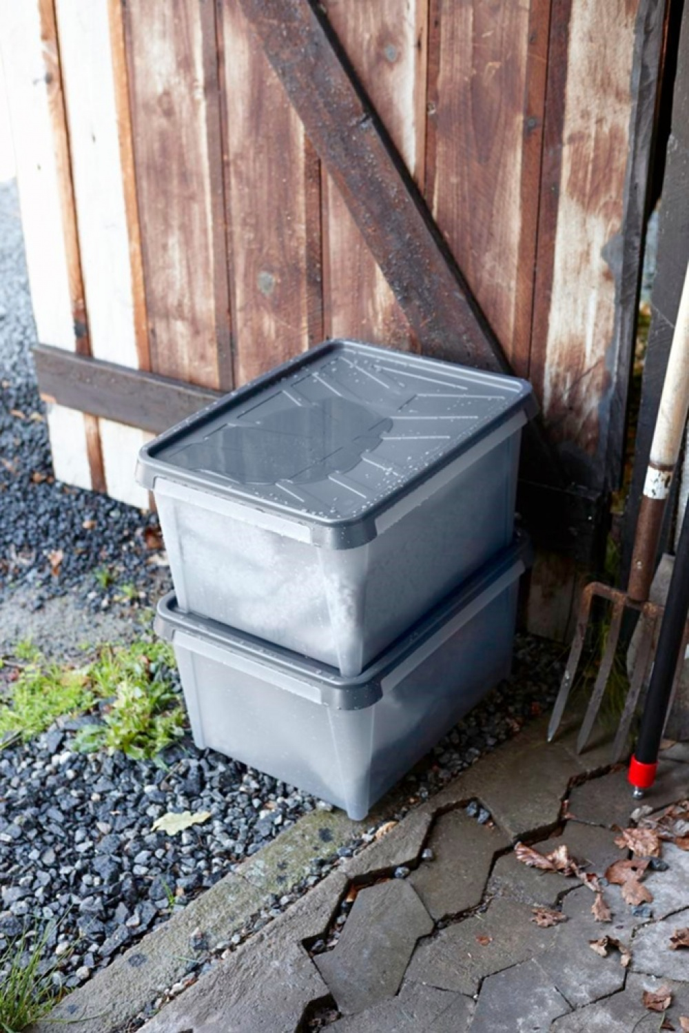 Storage Box, Waterproof, SMARTSTORE 34L DRY, 50 x 40 x H 27 cm, Grey in the group Storage / Storage boxes / SmartStore storage boxes at SmartaSaker.se (41883)