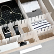 Drawer divider, Set of 8, DIVIDER ORGANIZER, 40 x H 8 cm, White Drawer divider, Set of 8, DIVIDER ORGANIZER, 40 x H 8 cm, White