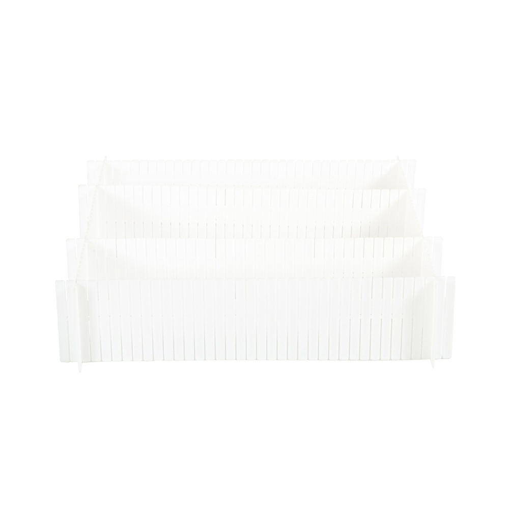 Drawer dividers, Set of 6, FREE DRAWER ORGANISER, 44 x H 10 cm. White in the group Storage / Wardrobe storage / Sorting boxes at SmartaSaker.se (41892)