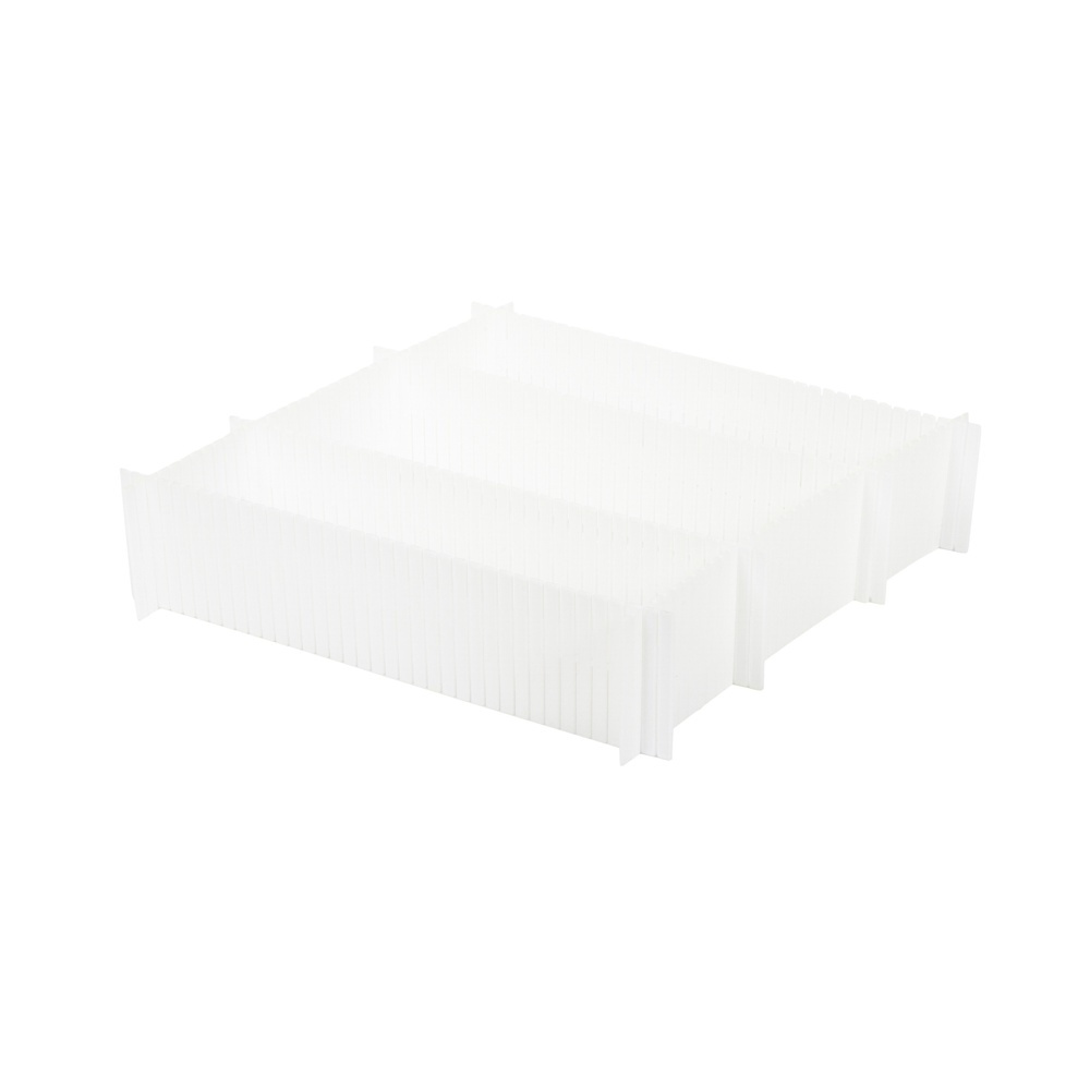 Drawer dividers, Set of 6, FREE DRAWER ORGANISER, 44 x H 10 cm. White in the group Storage / Wardrobe storage / Sorting boxes at SmartaSaker.se (41892)