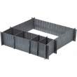 Drawer dividers, Set of 6, FREE DRAWER ORGANISER, 44 x H 10 cm, Grey Drawer dividers, Set of 6, FREE DRAWER ORGANISER, 44 x H 10 cm, Grey