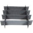 Drawer dividers, Set of 6, FREE DRAWER ORGANISER, 44 x H 10 cm, Grey Drawer dividers, Set of 6, FREE DRAWER ORGANISER, 44 x H 10 cm, Grey