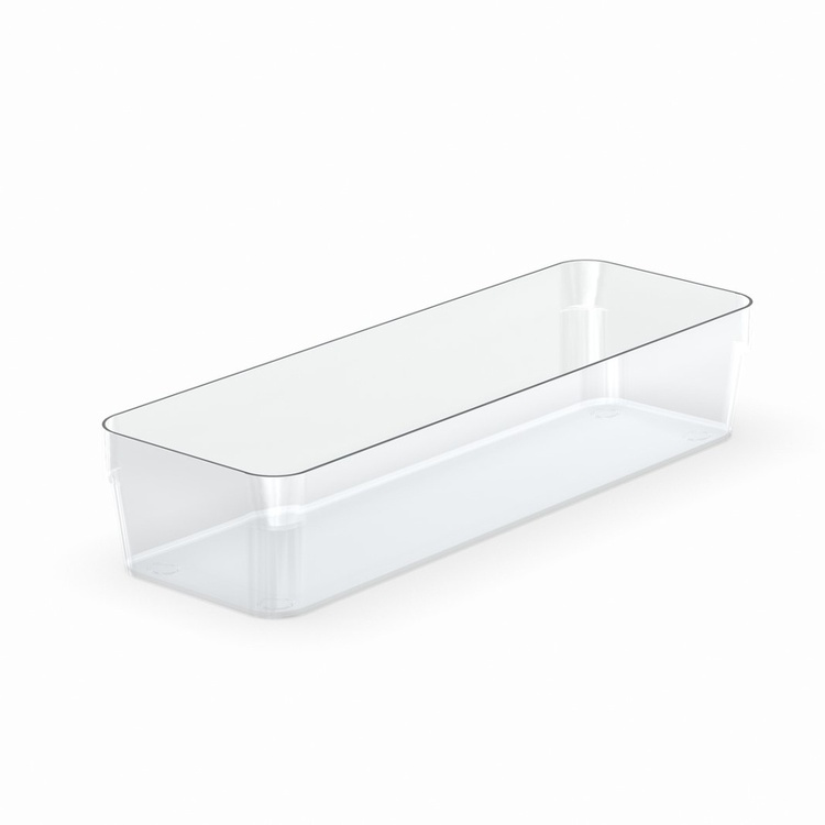 Long, narrow drawer for small storage, 30x10x6 cm, SmartStore in the group Storage / Storage boxes / Mini organizers at SmartaSaker.se (41910)