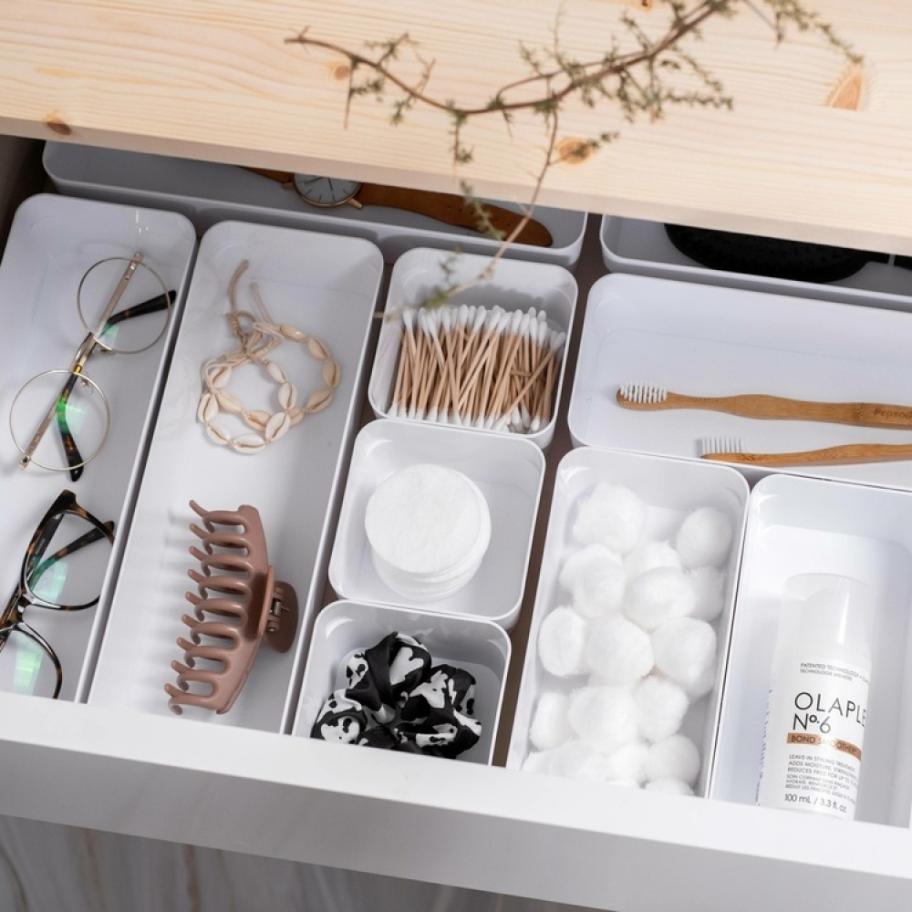Long, narrow drawer for small storage, 30x10x6 cm, SmartStore in the group Storage / Storage boxes / Mini organizers at SmartaSaker.se (41910)