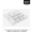 Drawer organiser for small storage, 30x120x6cm, SmartStore