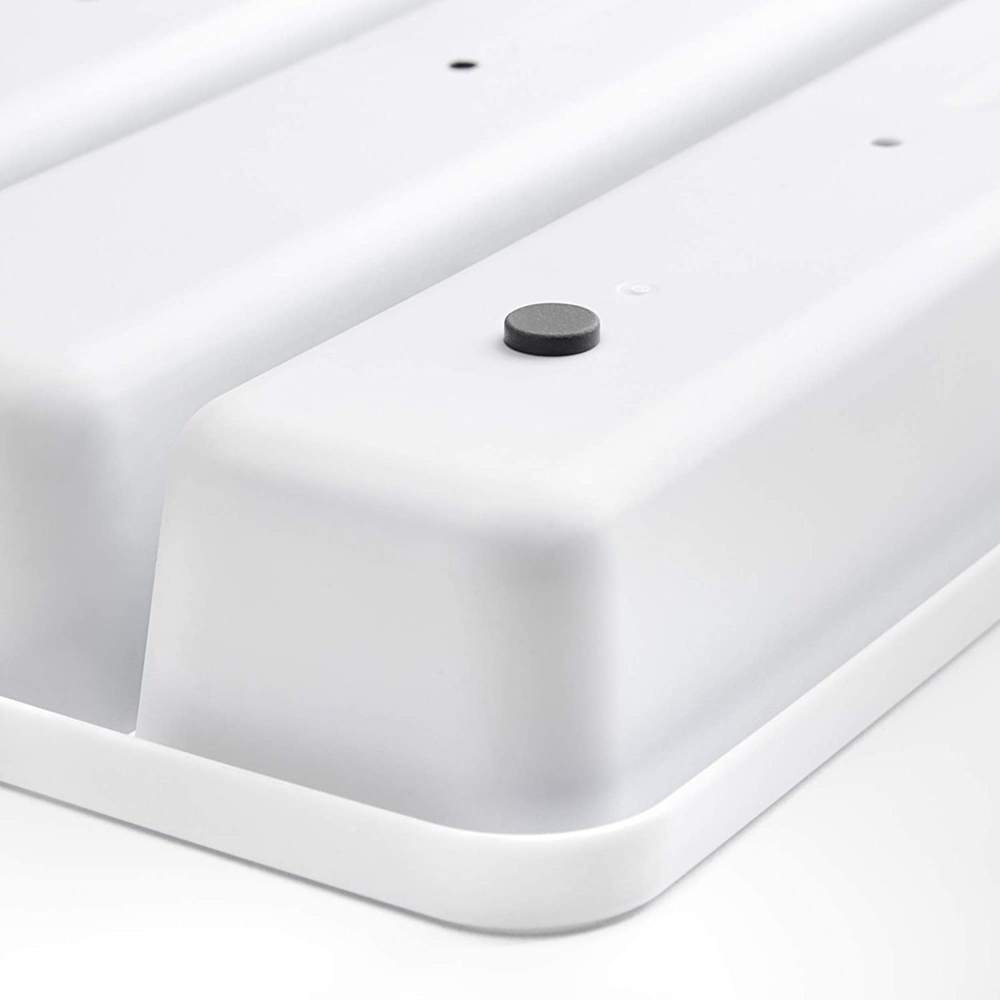 Cutlery Tray, 6 compartments, ANTI-SLIP, 40 x 32,5 x H 5 cm, White / Grey in the group Storage / Kitchen storage / Kitchen cabinet organizers / Cutlery drawers at SmartaSaker.se (41915)