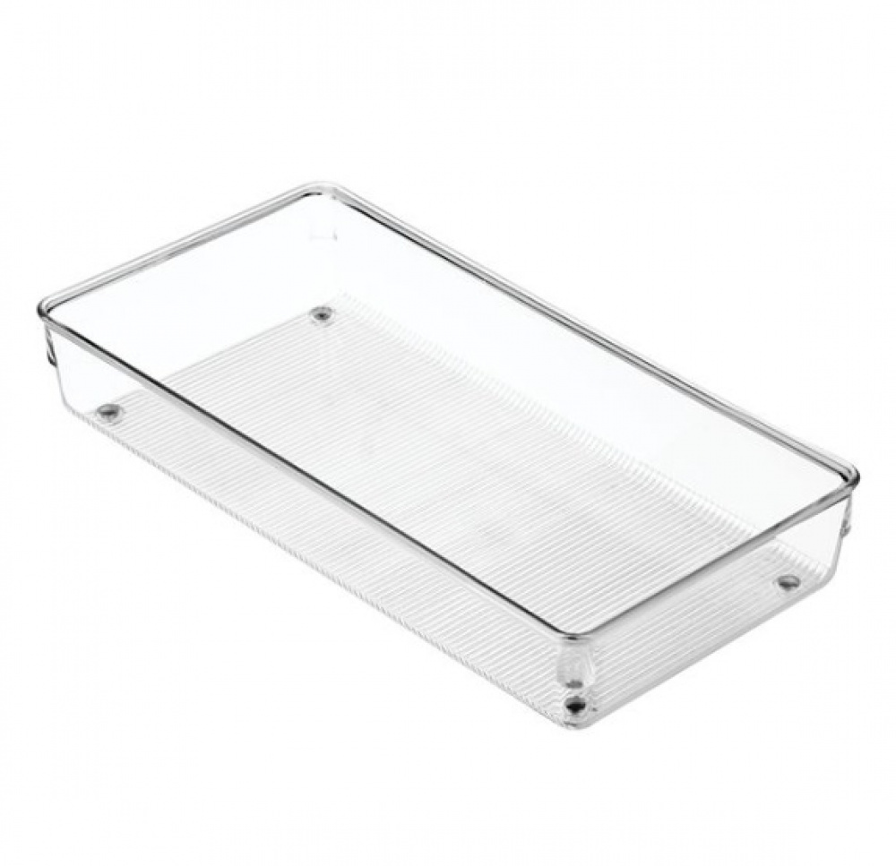 Drawer Organisers, LINUS SHALLOW LARGE, 30,5 x 15,2 x H 5,1 cm, Transparent in the group Storage / Kitchen storage / Kitchen cabinet organizers / Cutlery drawers at SmartaSaker.se (41916)