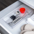 Drawer Organisers, LINUS SHALLOW LARGE, 30,5 x 15,2 x H 5,1 cm, Transparent Drawer Organisers, LINUS SHALLOW LARGE, 30,5 x 15,2 x H 5,1 cm, Transparent