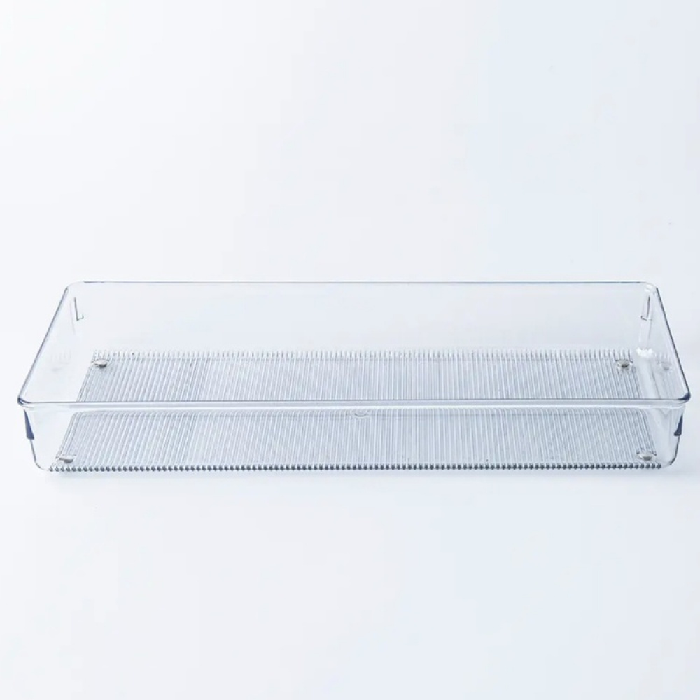 Drawer Organisers, LINUS SHALLOW XL, 38,1 x 15,2 x H 5,1 cm, Transparent in the group Storage / Kitchen storage / Kitchen cabinet organizers / Cutlery drawers at SmartaSaker.se (41918)