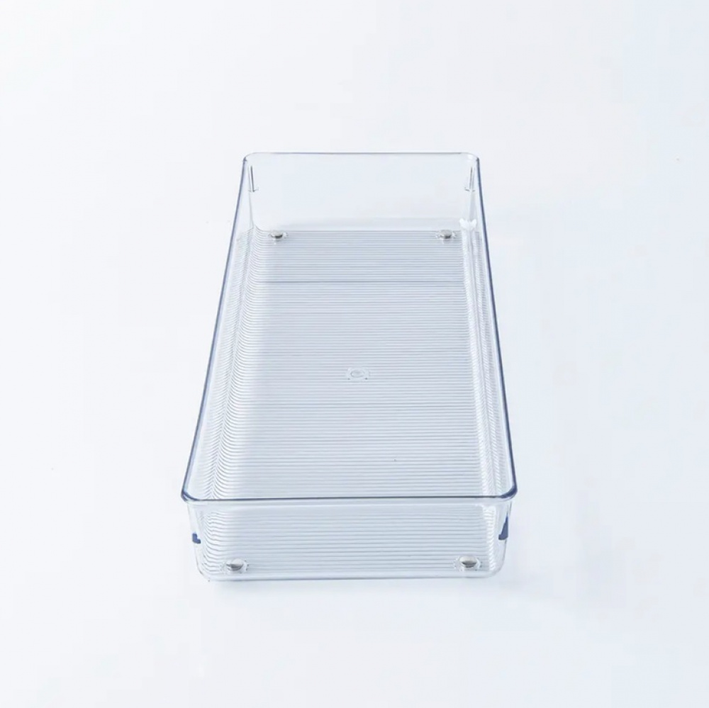 Drawer Organisers, LINUS SHALLOW XL, 38,1 x 15,2 x H 5,1 cm, Transparent in the group Storage / Kitchen storage / Kitchen cabinet organizers / Cutlery drawers at SmartaSaker.se (41918)