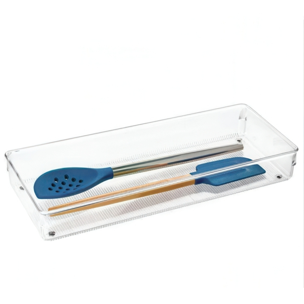Drawer Organisers, LINUS SHALLOW XL, 38,1 x 15,2 x H 5,1 cm, Transparent in the group Storage / Kitchen storage / Kitchen cabinet organizers / Cutlery drawers at SmartaSaker.se (41918)