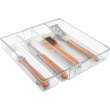 Cutlery Tray, Expandable, GRAND UTENSILS, 40,6~57 x 30,5 x H 7,6 cm, Transparent Cutlery Tray, Expandable, GRAND UTENSILS, 40,6~57 x 30,5 x H 7,6 cm, Transparent