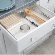 Cutlery Tray, Expandable, GRAND UTENSILS, 40,6~57 x 30,5 x H 7,6 cm, Transparent Cutlery Tray, Expandable, GRAND UTENSILS, 40,6~57 x 30,5 x H 7,6 cm, Transparent