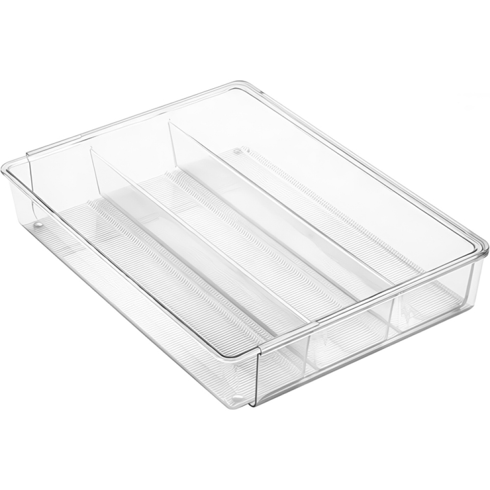 Cutlery Tray, Expandable, GRAND UTENSILS, 40,6~57 x 30,5 x H 7,6 cm, Transparent in the group Storage / Kitchen storage / Kitchen cabinet organizers / Cutlery drawers at SmartaSaker.se (41922)