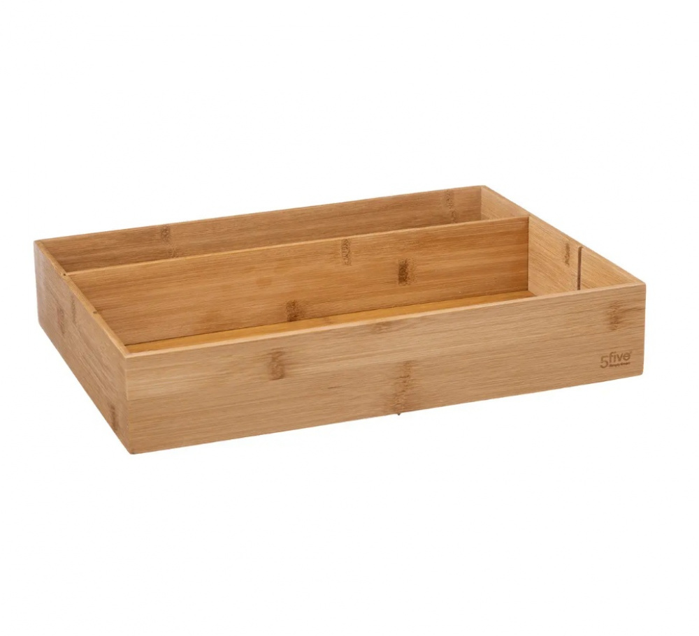 Storage Tray for utensils, Bamboo, TIDY SMART, 38 x 28 x H 7 cm, Nature in the group Storage / Kitchen storage / Kitchen cabinet organizers / Cutlery drawers at SmartaSaker.se (41923)