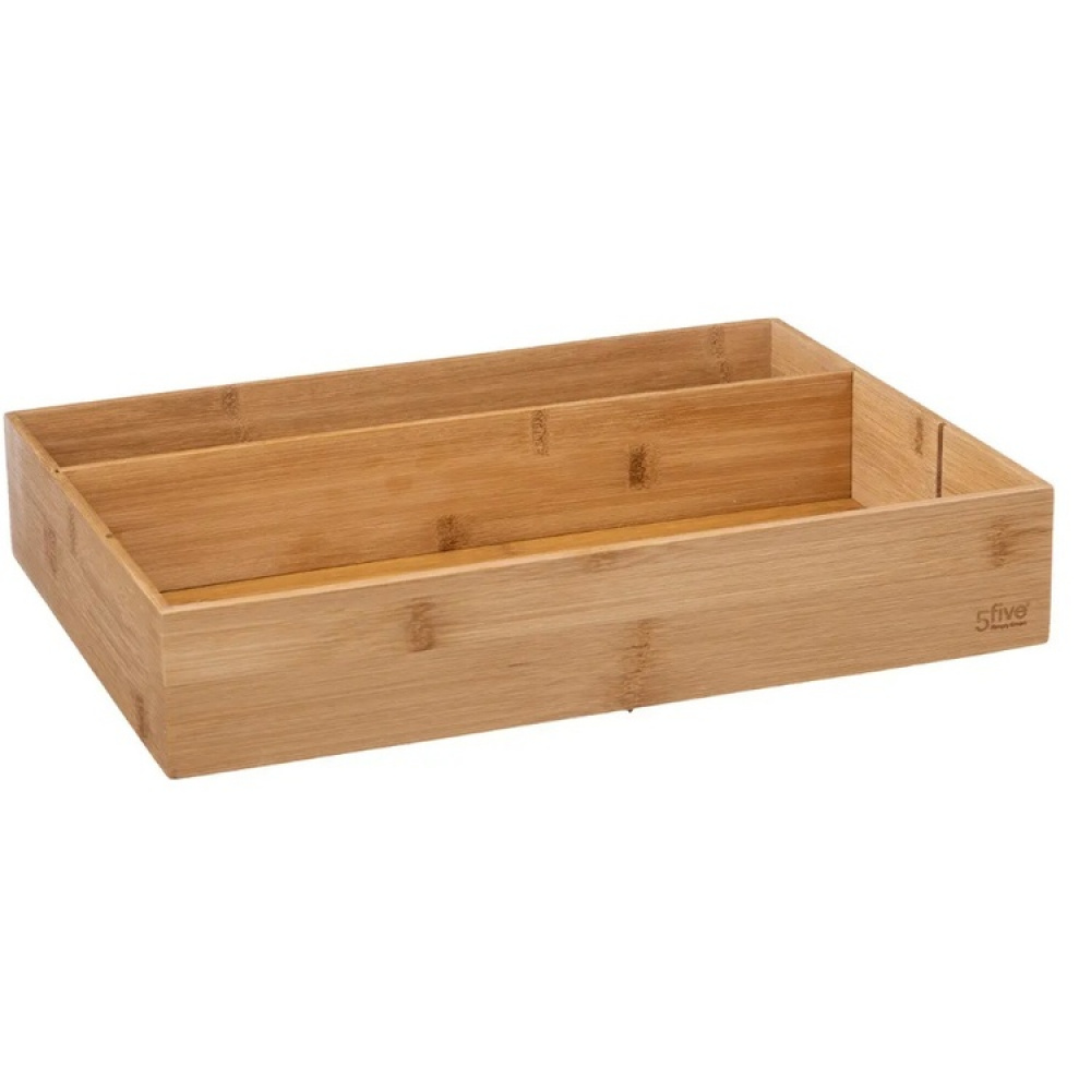 Storage Tray for utensils, Bamboo, TIDY SMART, 38 x 28 x H 7 cm, Nature in the group Storage / Kitchen storage / Kitchen cabinet organizers / Cutlery drawers at SmartaSaker.se (41923)