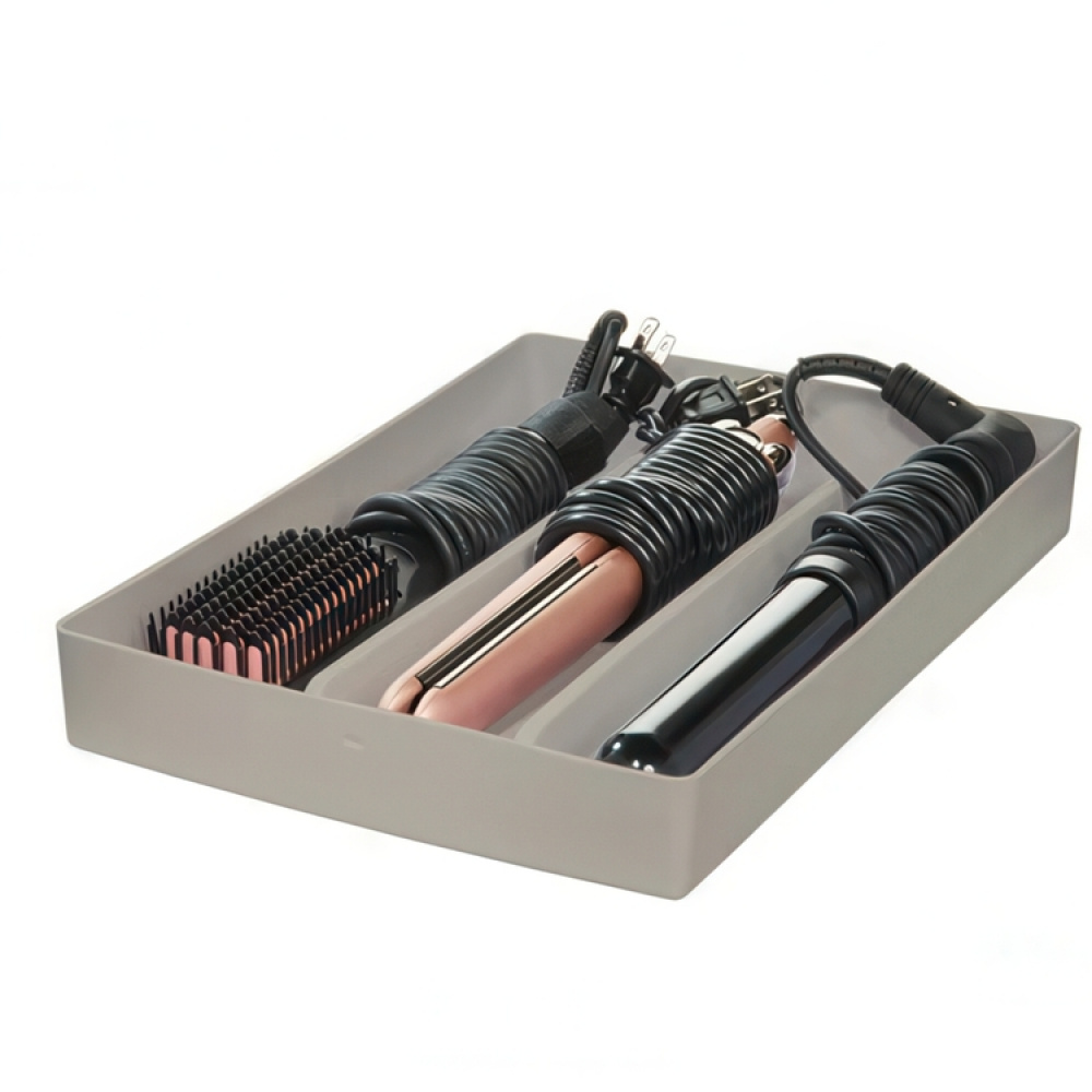 Organiser in Silicone, THE HOME EDIT HAIR TOOL HOLDER, 37,5 x 24,1 x H4,4 cm, Grey in the group Storage / Bathroom storage at SmartaSaker.se (41924)