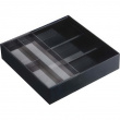 Drawer insert & organizer, TOWER, EXPANDABLE, 25 ~ 45 x 25x H 5,5 cm, Yamazaki, Black Drawer insert & organizer, TOWER, EXPANDABLE, 25 ~ 45 x 25x H 5,5 cm, Yamazaki, Black