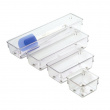 Drawer Organisers, LINUS SHALLOW LARGE, 32,5 x 8,1 x H 5,1 cm, Transparent Drawer Organisers, LINUS SHALLOW LARGE, 32,5 x 8,1 x H 5,1 cm, Transparent
