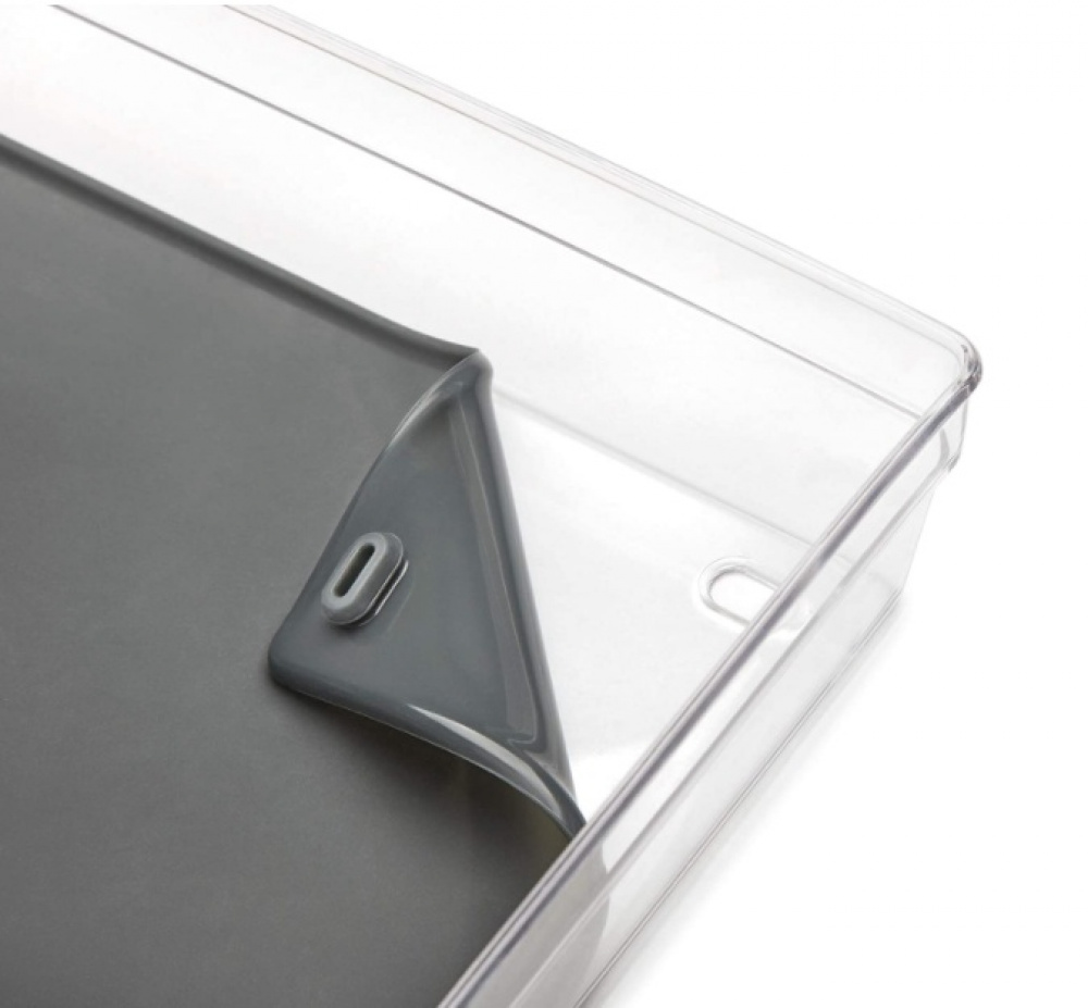 Oblong Storage trays, Set of 3, BANDEJAS, Clear / Grey in the group Storage / Kitchen storage / Kitchen cabinet organizers / Cutlery drawers at SmartaSaker.se (41937)