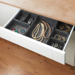 Drawer Organisers in recycled polyester, Set of 7, FELT MODULAR TRAYS, Grey Drawer Organisers in recycled polyester, Set of 7, FELT MODULAR TRAYS, Grey