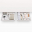 Drawer Organisers, Set of 8, MODULAR TRAYS, White Drawer Organisers, Set of 8, MODULAR TRAYS, White