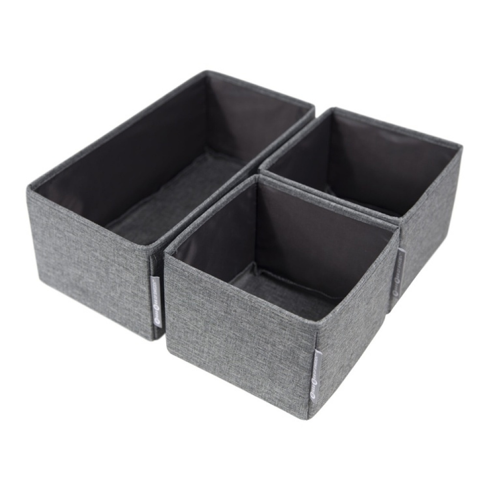 Drawer Organizers, Set of 3, BIGSO SOFT STORAGE in the group Storage / Wardrobe storage / Sorting boxes at SmartaSaker.se (41945)