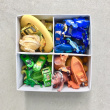 Boxes for sorting, Set with 6, PREMIUM DRAWER ORGANIZERS, Grey Boxes for sorting, Set with 6, PREMIUM DRAWER ORGANIZERS, Grey