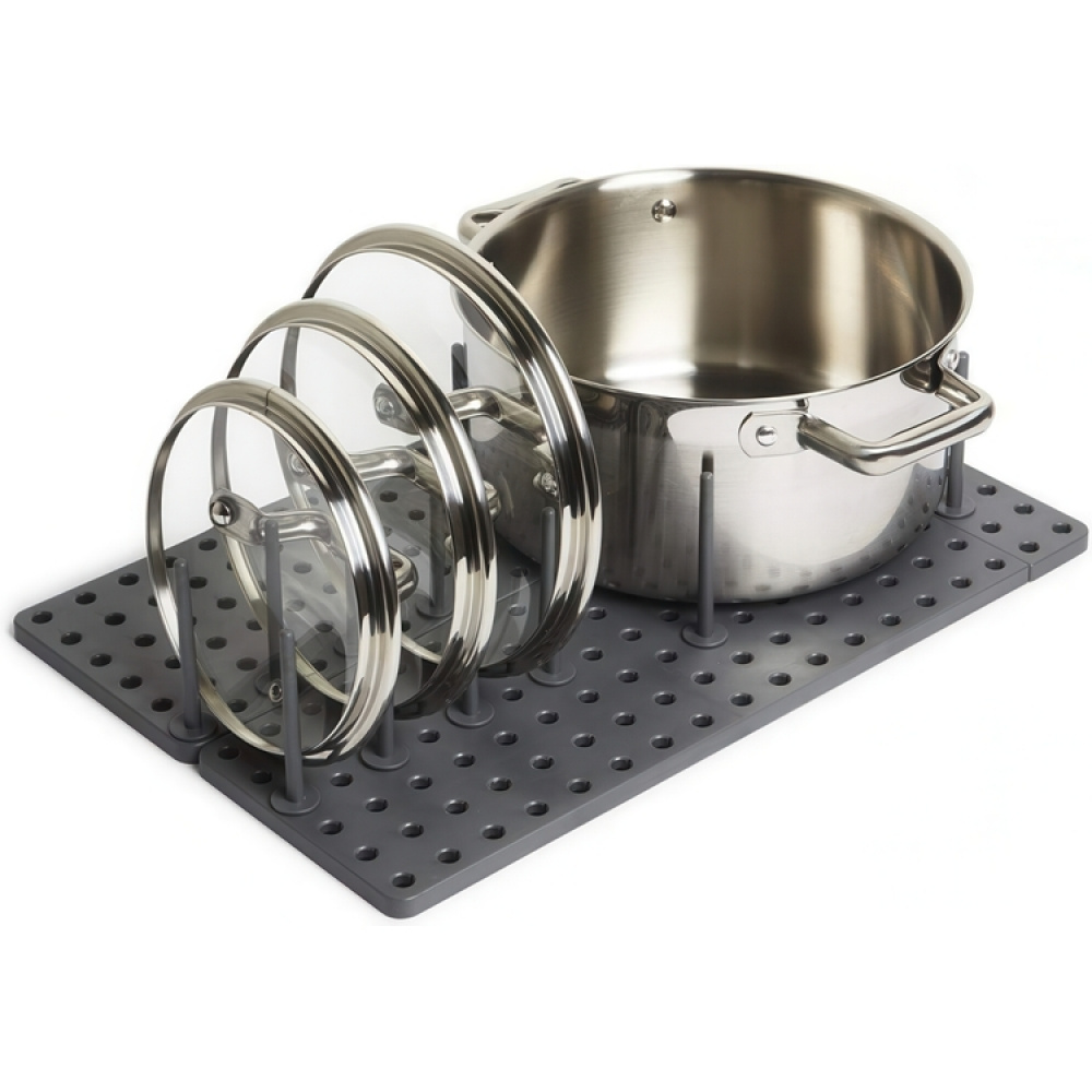 Drawer Organizer, Set of 2, Adjustable, PEGGY, Umbra, Grey in the group Storage / Kitchen storage / Kitchen cabinet organizers at SmartaSaker.se (41949)