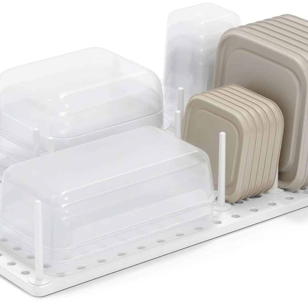 Drawer Organizer, Set of 2, Adjustable, PEGGY, Umbra, White in the group Storage / Kitchen storage / Kitchen cabinet organizers at SmartaSaker.se (41950)