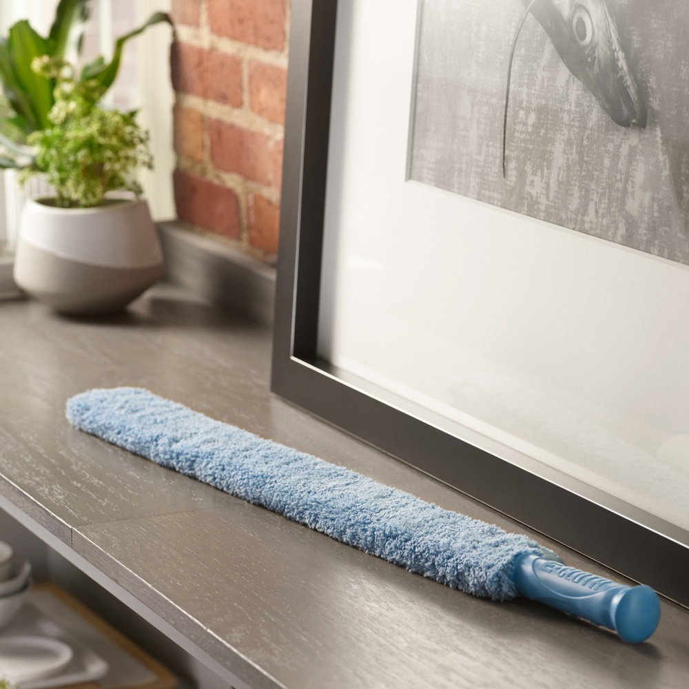  Long and narrow duster, CLEANING & DUSTING WAND,7,5 x H 74 cm, Blue in the group Storage / Cleaning and waste sorting / Cloths and brushes at SmartaSaker.se (41951)