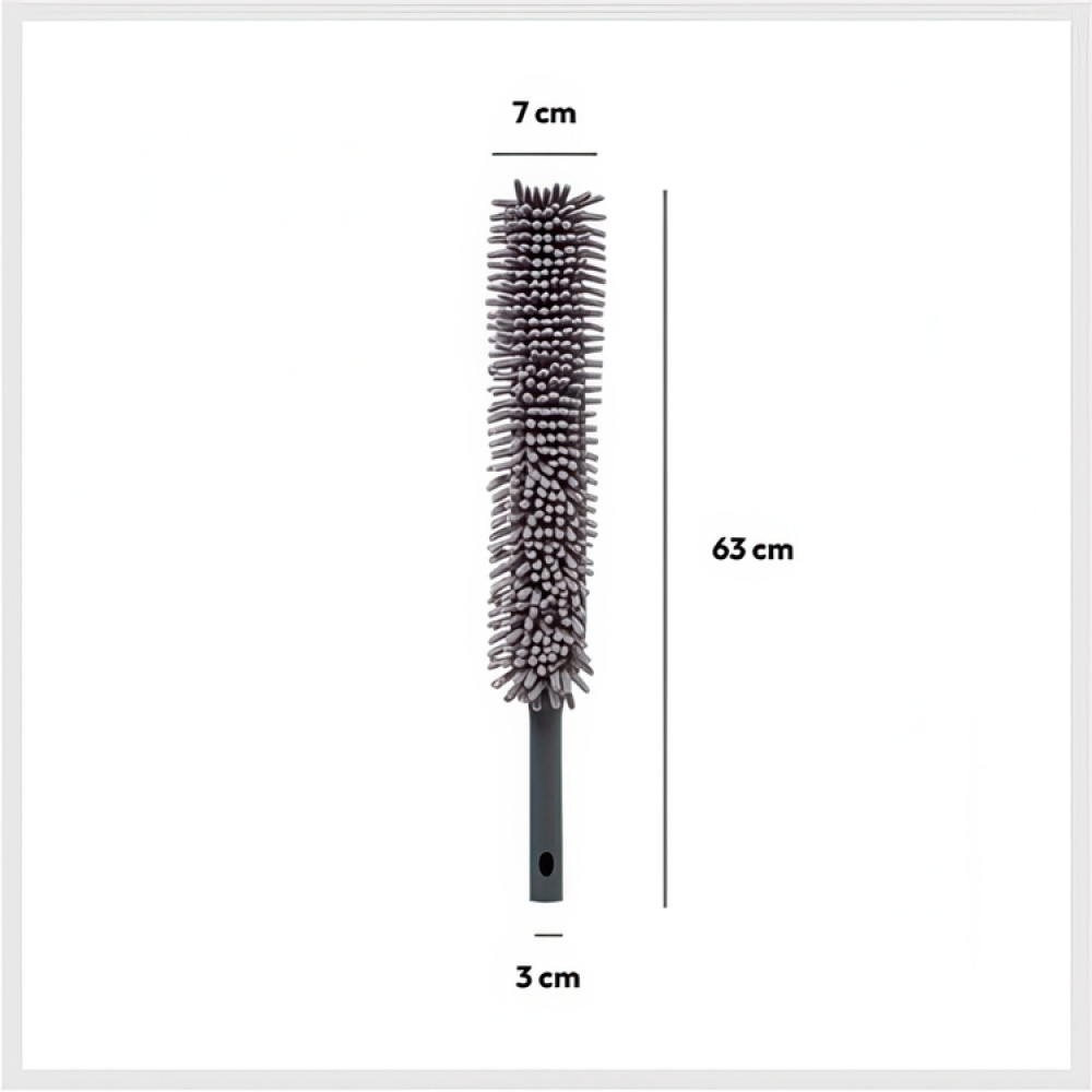  Long and narrow duster, DOUBLE SIDED, 7 x H 62 cm, Grey in the group Storage / Cleaning and waste sorting at SmartaSaker.se (41952)