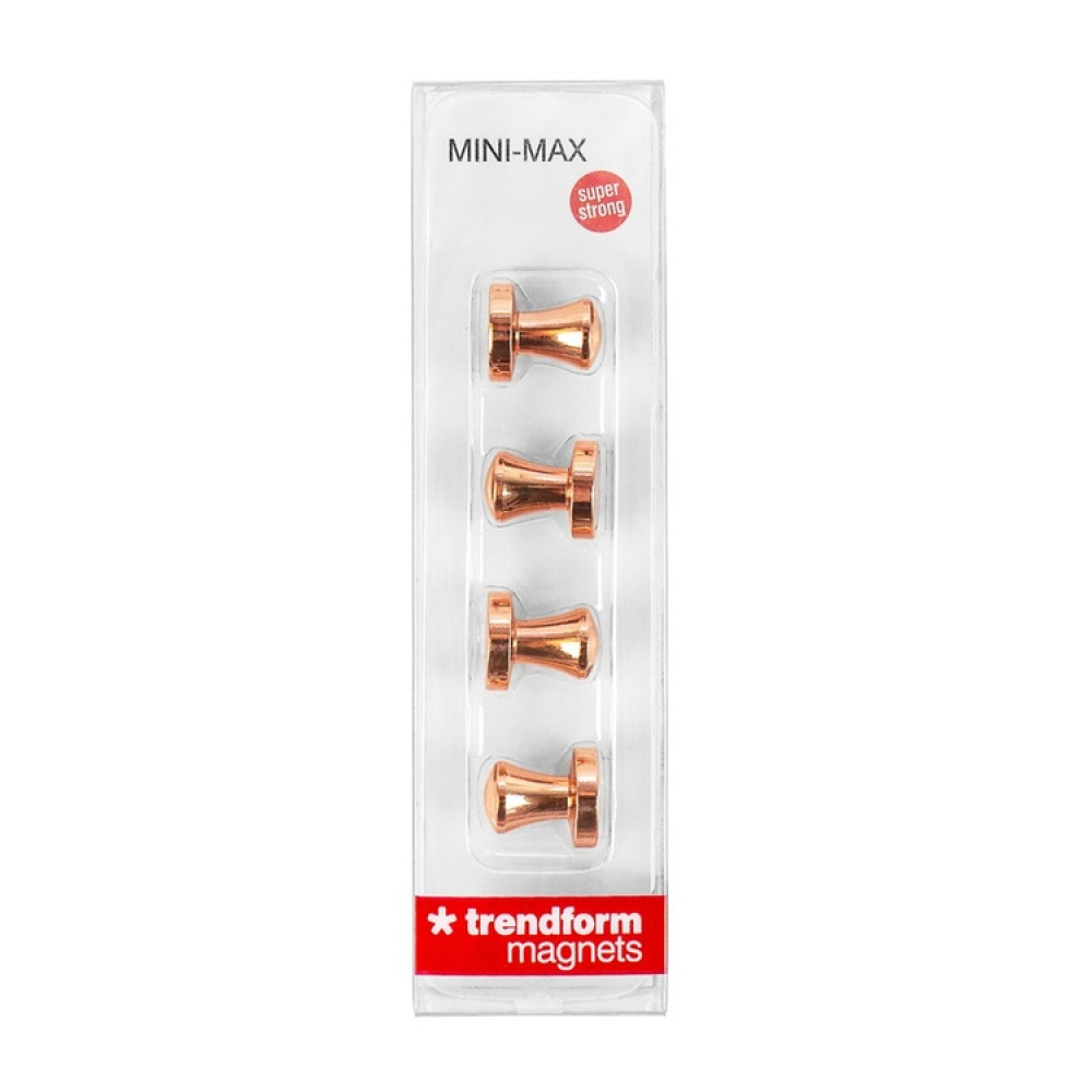 Magnets / Hooks, Super strong, Set of 4, MINI-MAX, Ø 1,4 x H 1,5 cm in the group Storage / Magnets and adhesives / Strong magnets at SmartaSaker.se (41955)