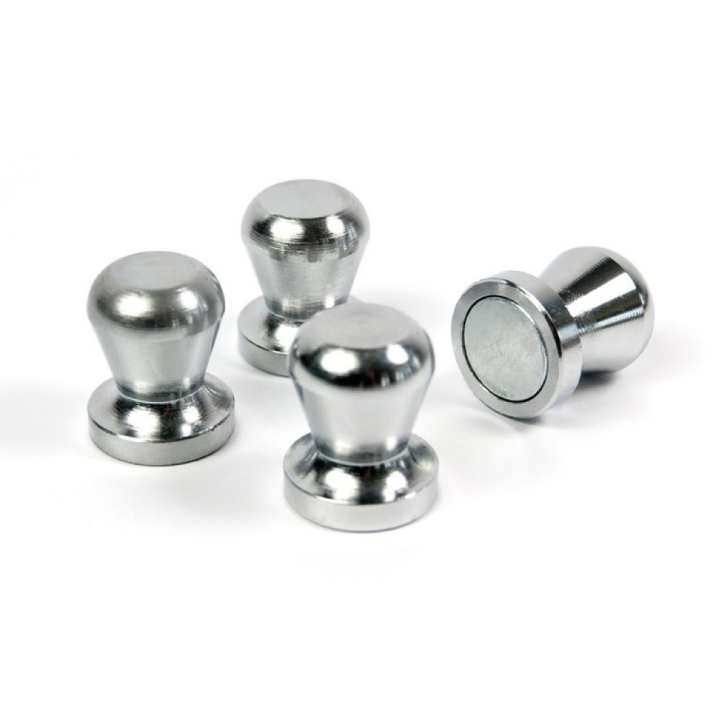 Magnets Superstrong , Set of 3, THE BOSS, Ø 2 x H 2,4 cm , Silver in the group Storage / Magnets and adhesives / Strong magnets at SmartaSaker.se (41960)