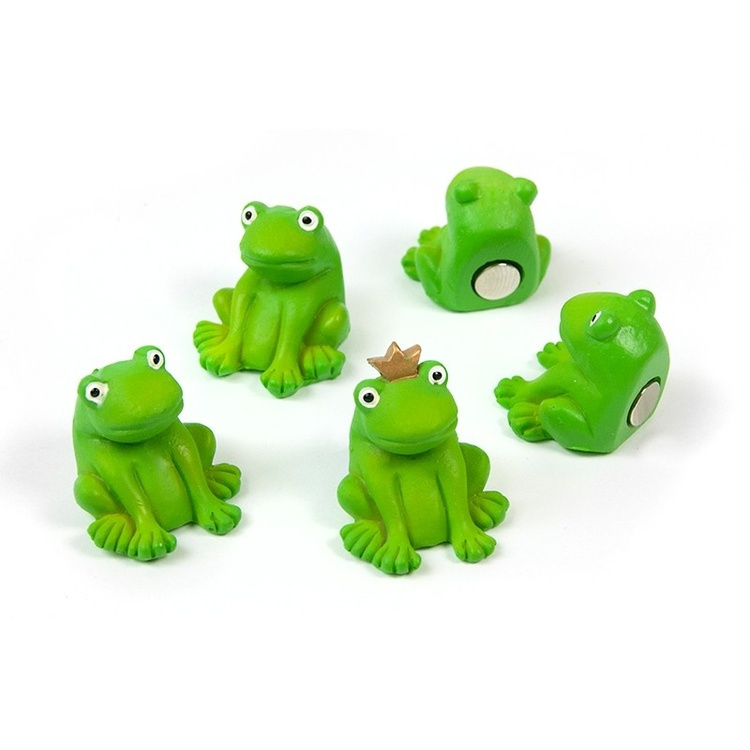 Magnets, set of 5, FROG, Green in the group Storage / Magnets and adhesives at SmartaSaker.se (41970)