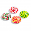 Magnets, glass,LOLLIPOP, Ø 3,5 cm, 4 psc, Assorted Magnets, glass,LOLLIPOP, Ø 3,5 cm, 4 psc, Assorted