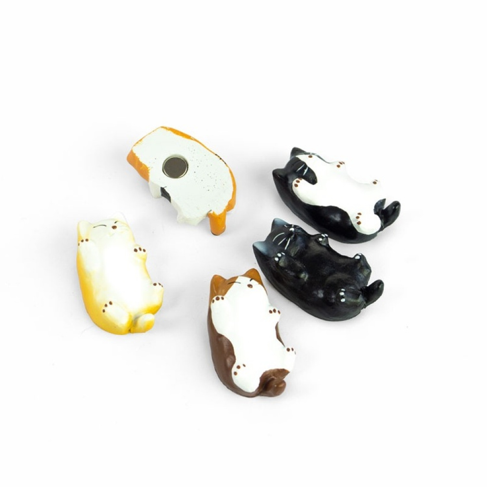 Magnets Cats, Set of 5, KITTY, multicolor in the group Storage / Magnets and adhesives at SmartaSaker.se (41989)