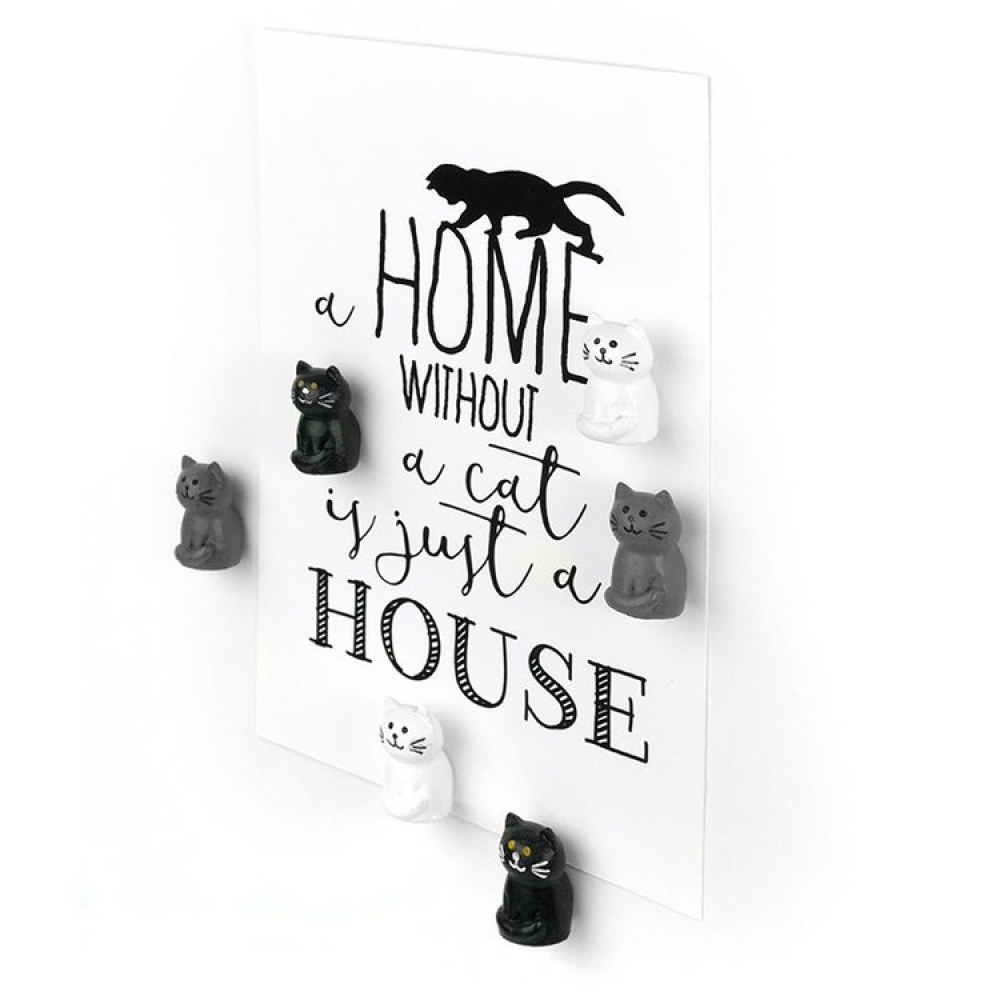 Magnets cats, CAT, set of 6, Assorted in the group Storage / Magnets and adhesives at SmartaSaker.se (41991)